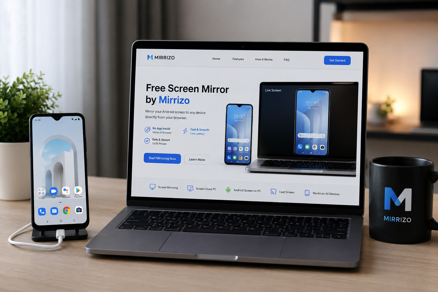 Free Screen Mirror by Mirrizo